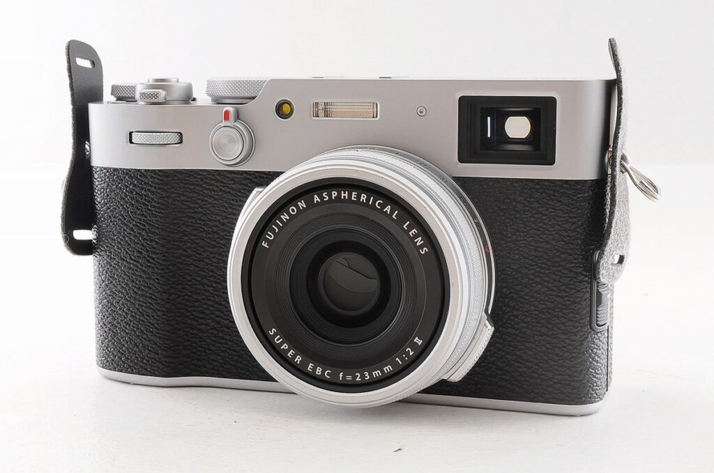 高価買取 FUJIFILM X100V 高級コンパクトデジタルカメラの正面画像 バイカメ 大阪