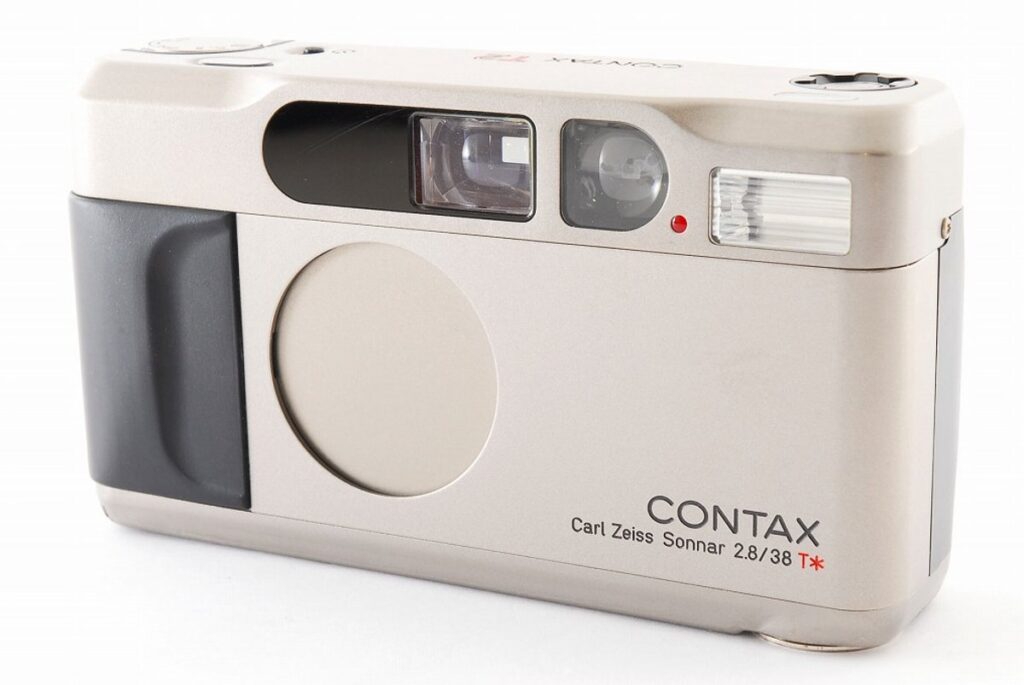 Contax T2 Carl Zeiss Sonnar 38mm F2.8 チタンフィルムカメラ 外観画像