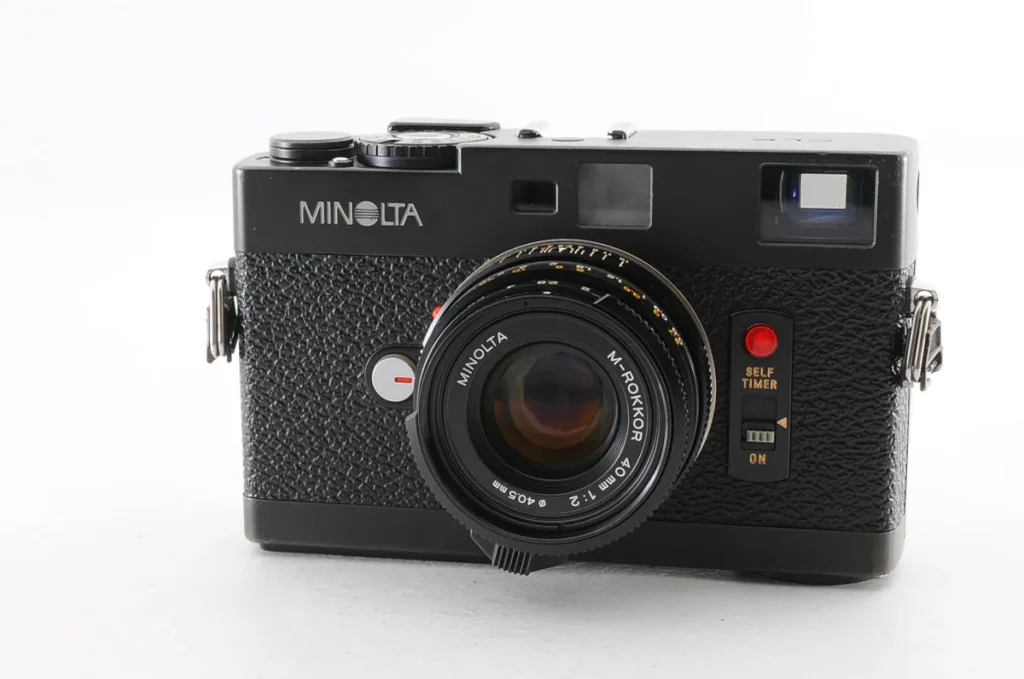 高価買取｜MINOLTA CL フィルムレンジファインダーカメラ M-ROKKOR 40mm F2搭載｜バイカメ 大阪