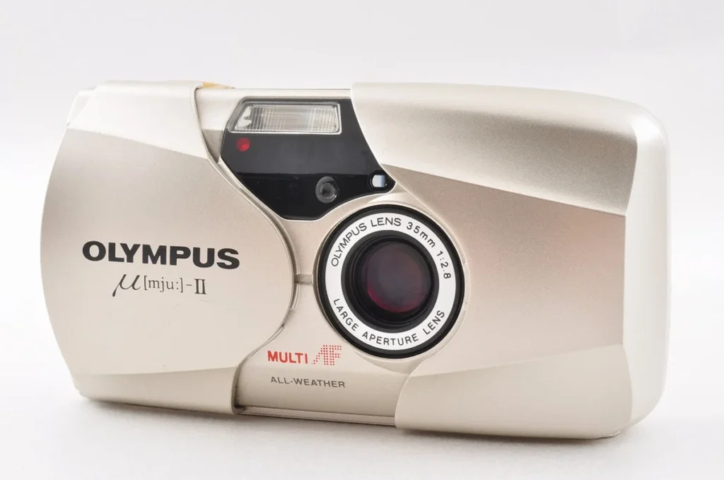 高価買取｜OLYMPUS μ[mju:]-II 高性能コンパクトフィルムカメラ 35mm F2.8搭載｜バイカメ 大阪