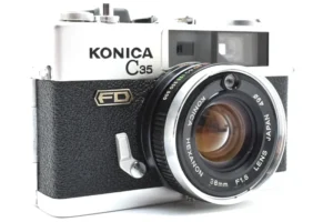 コニカC35 FD 38mm F1.8 高級コンパクトフィルムカメラ