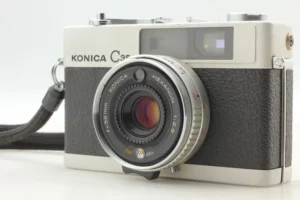 初代コニカC35 1968年発売 HEXANON 38mm F2.8搭載
