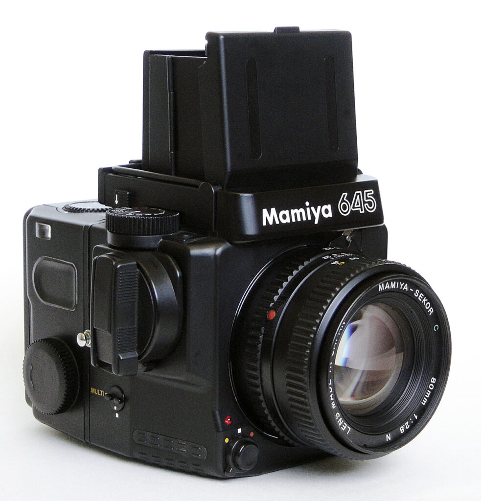 Mamiya 645 中判一眼レフカメラ Mamiya-Sekor 80mmレンズ装着