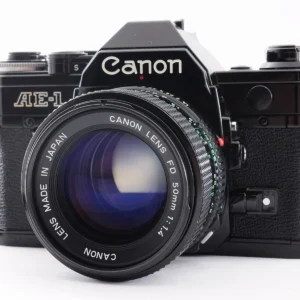 Canon AE-1などキヤノン製フィルムカメラ本体とFDレンズの外観例｜フィルムカメラ買取対象モデル