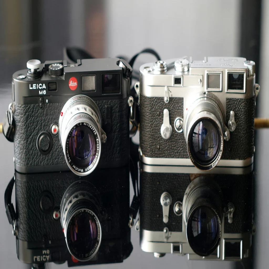 Leica M6とLeica M3のレンジファインダーカメラ比較写真