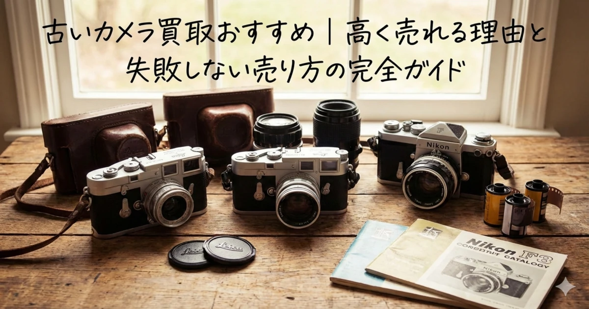 古いカメラ買取おすすめガイド｜フィルムカメラ・中判カメラが高く売れる理由