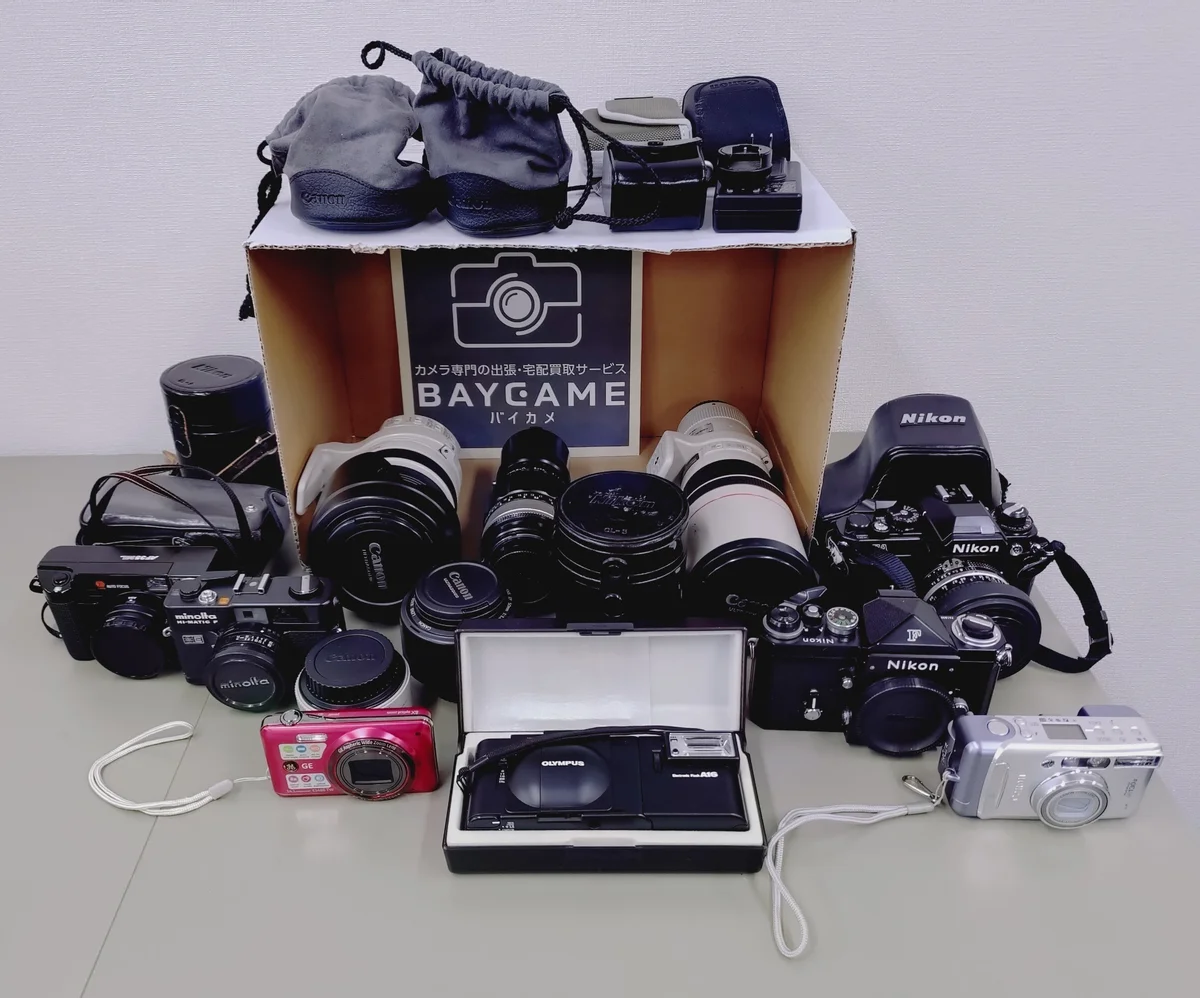 Nikon F eyelevel 後期モデル,Canon EFレンズまとめ