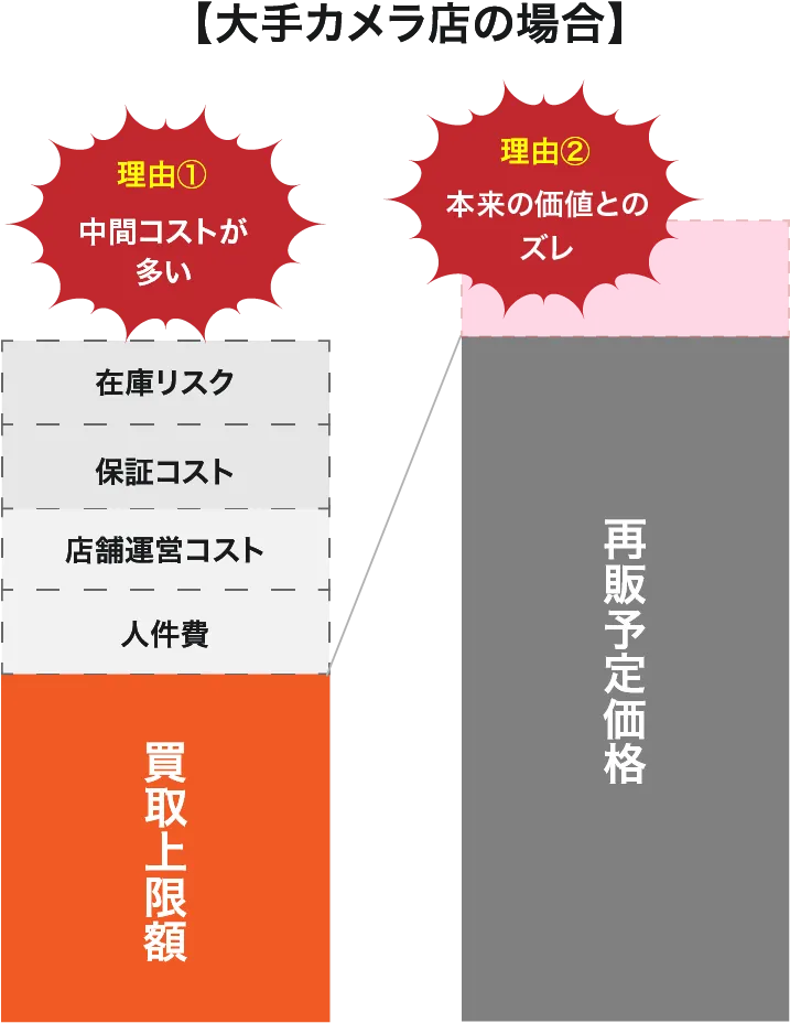 大手カメラ店の場合