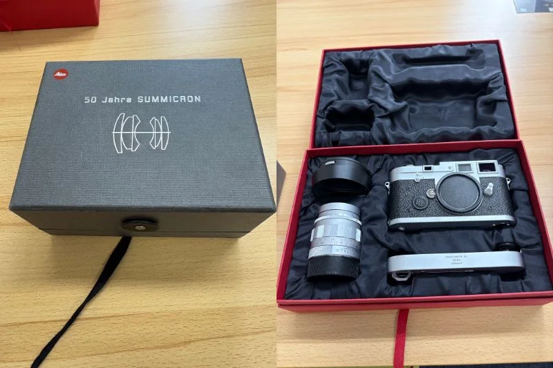 Leica SUMMICRON 50mm f2 50周年記念モデル    Leica MP3 LHSA スペシャルエディションセット（シルバー）