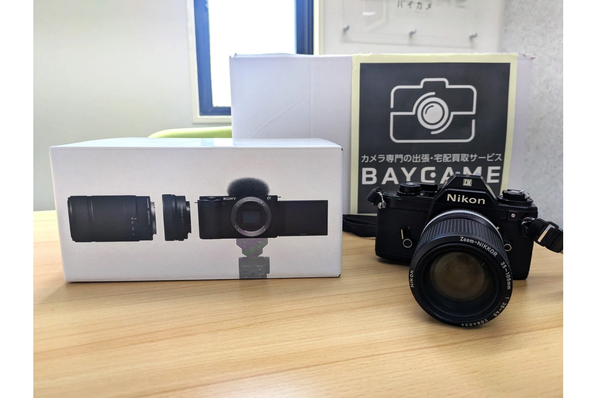 Sony ZV-E10ダブルズームレンズキット/Nikon EM /35-105mmレンズ