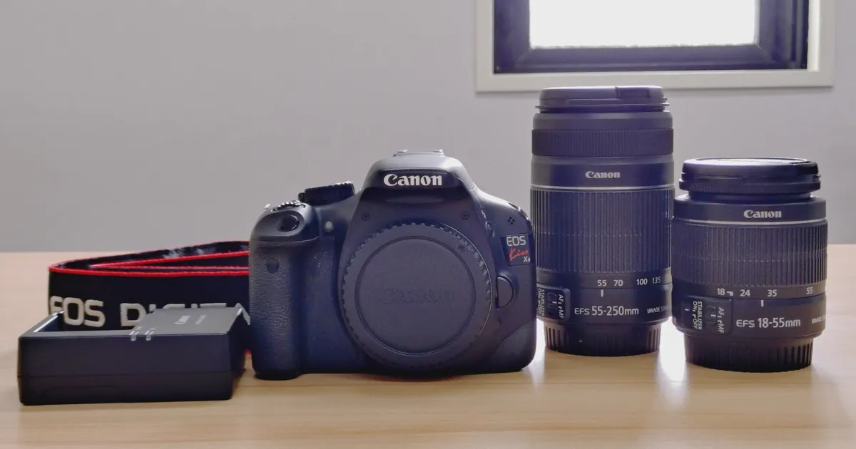 Canon EOS Kiss X2 ダブルズームレンズキットを買取｜液晶割れありでも査定可能【大阪】