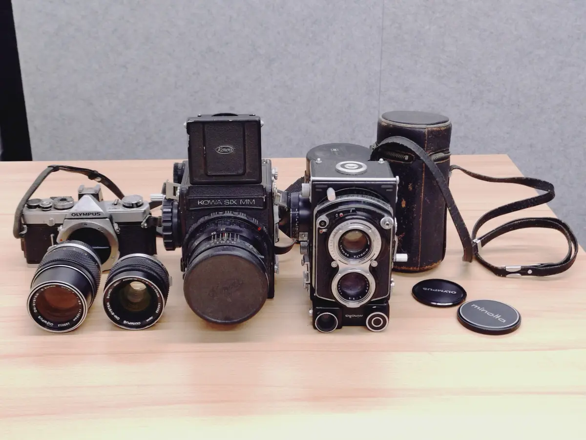 【買取実績】KOWA SIX MMM（コーワシックス）と、OLYMPUS OM-SYSTEM用のZUIKO交換レンズ他