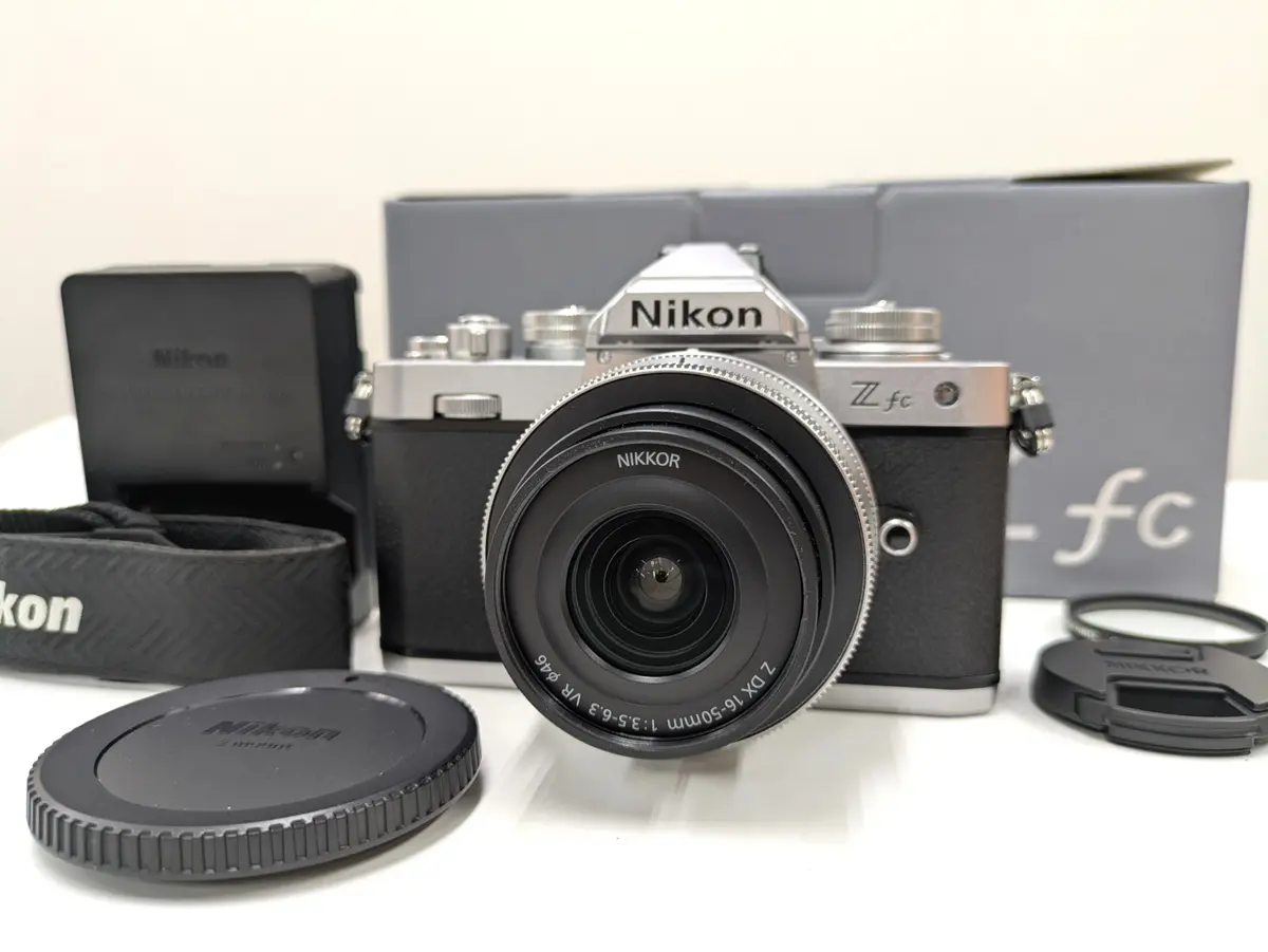 店頭買取したNikon Z fcとNIKKOR Z DX 16-50mmレンズキット